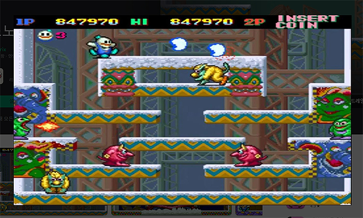 스노우-브라더스-플레이-장면