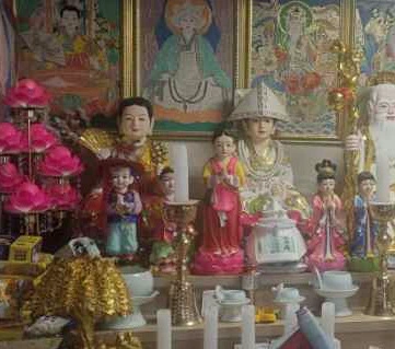 극락암 신령님들 불상