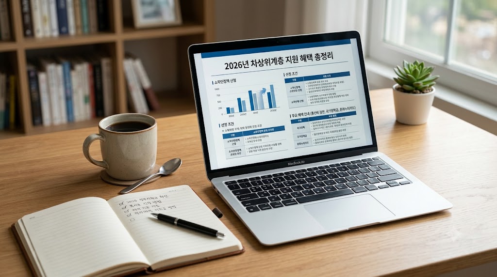 숨은 정부지원금 찾기: 2026년 차상위계층 조건과 놓치기 쉬운 혜택 총정리
