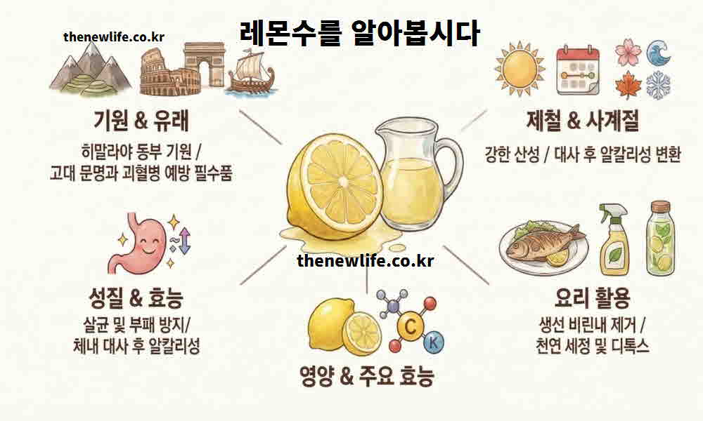 레몬수 효능 기본정보