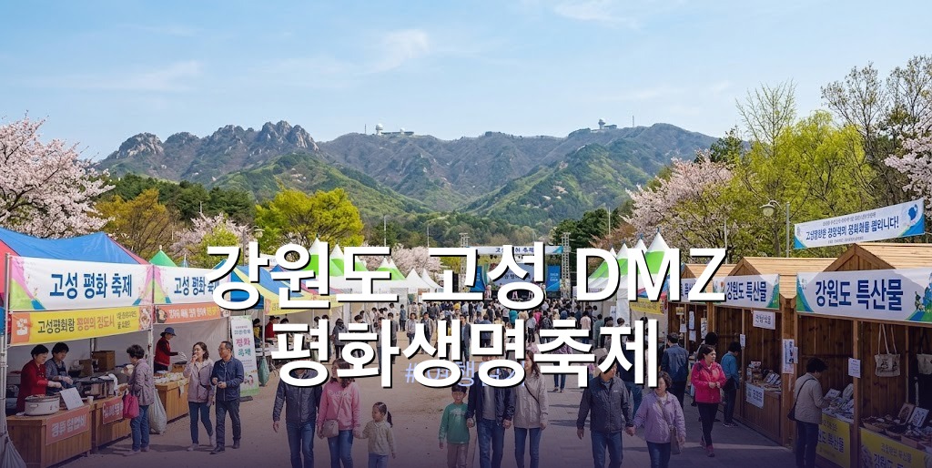강원도 고성 DMZ 평화생명축제 야외 행사장