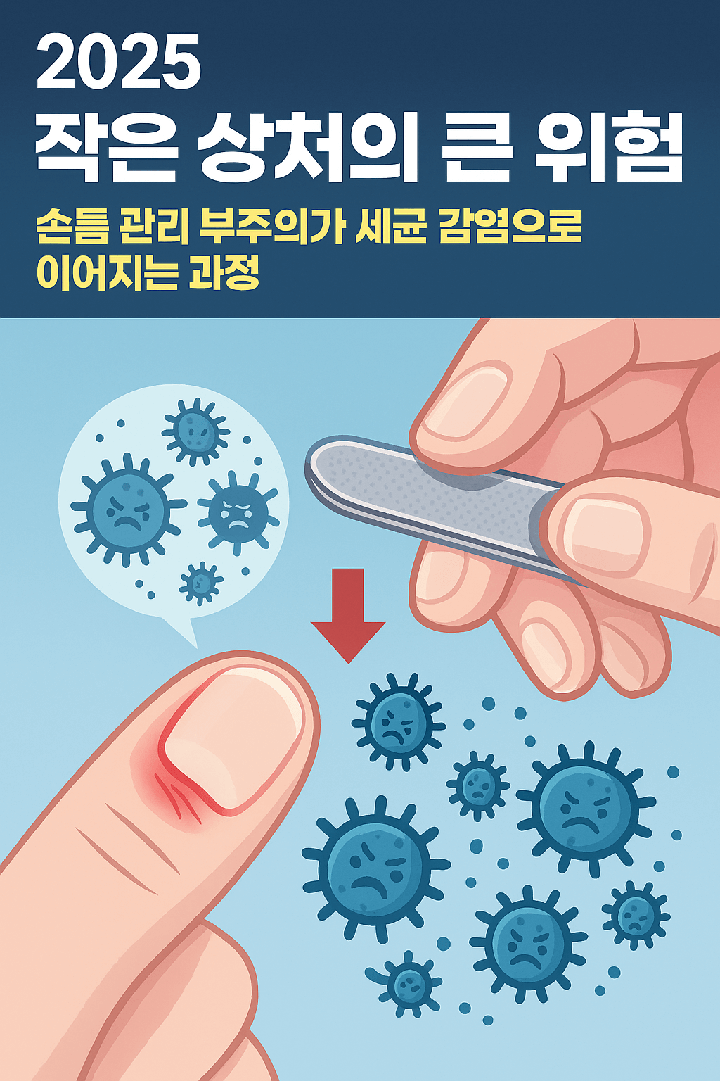 '작은 상처의 큰 위험'