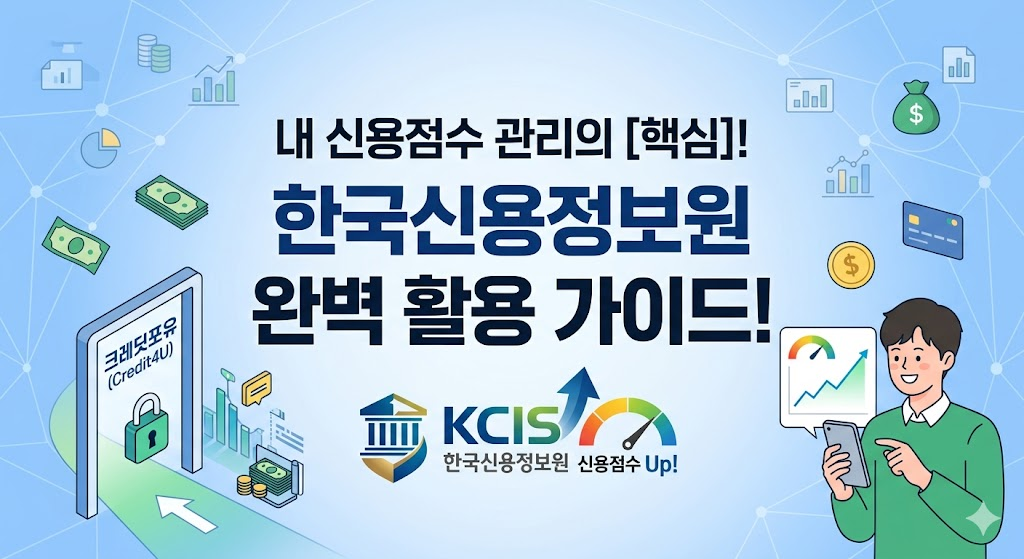 내 신용점수 관리의 핵심 한국신용정보원 완벽 활용 가이드