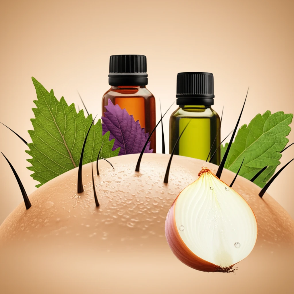 탈모 고민? 정수리 탈모 원인과 민간..