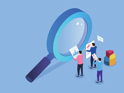 돋보기를-들고-있는-사람들