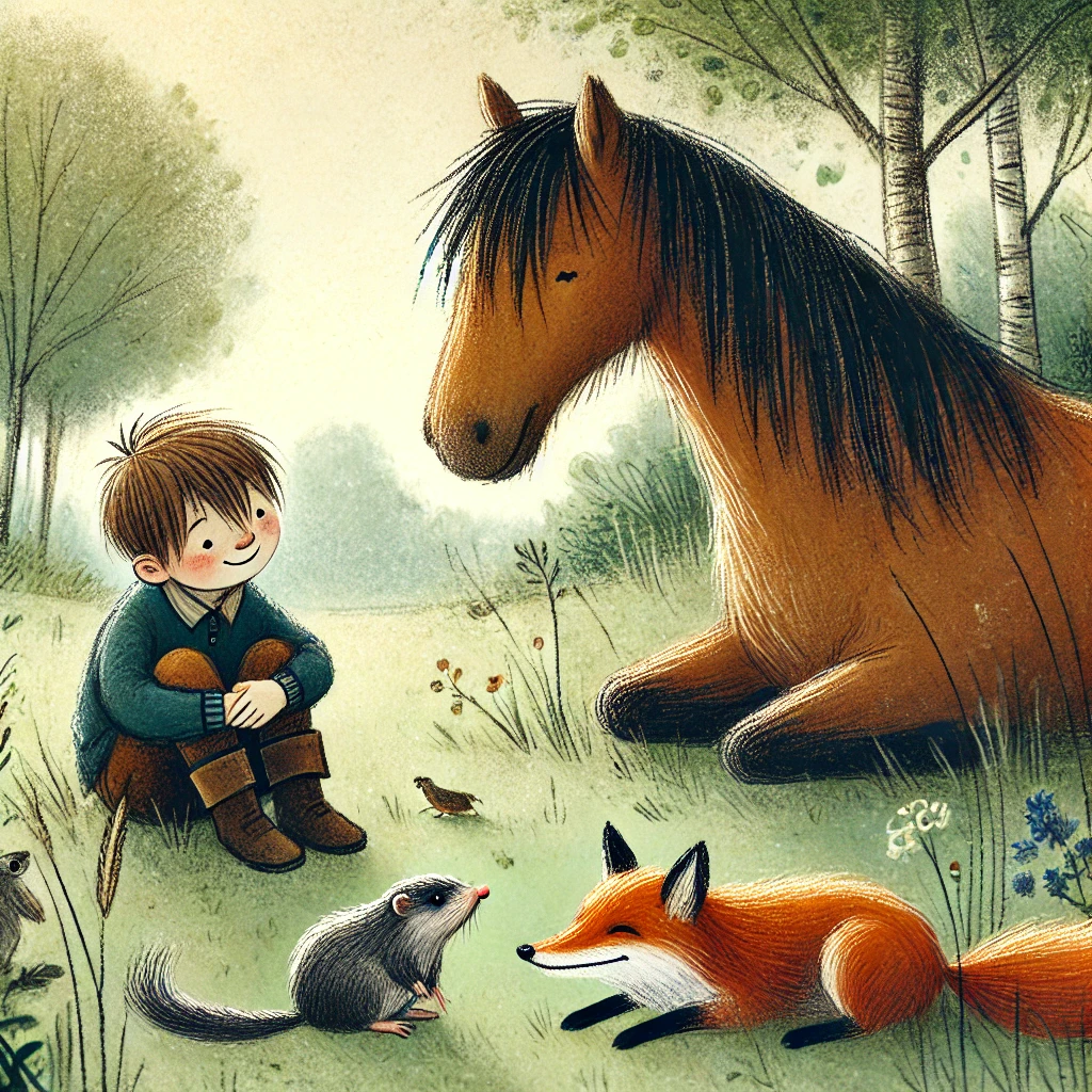 소년과 두더지와 여우와 말