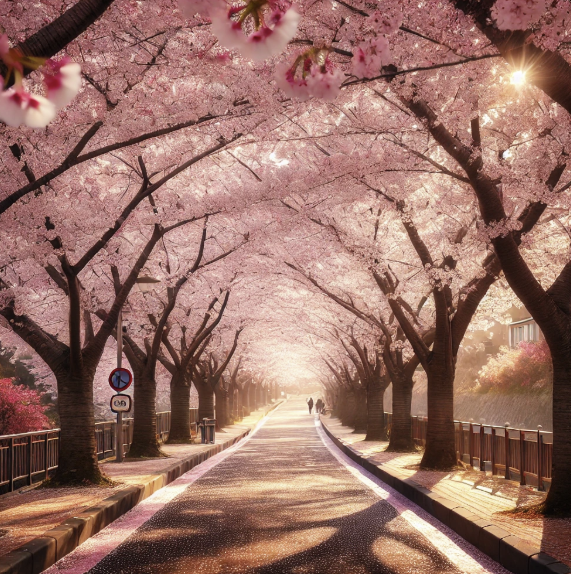 경기도 이천 벚꽃여행 가로수길 벚꽃