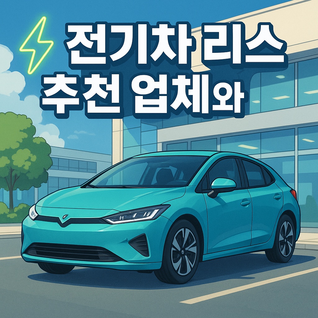 전기차 리스 추천 업체와 후기