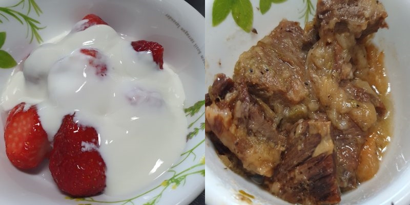 딸기-요거트-갈비찜