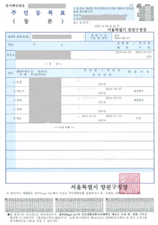 각종 증명서