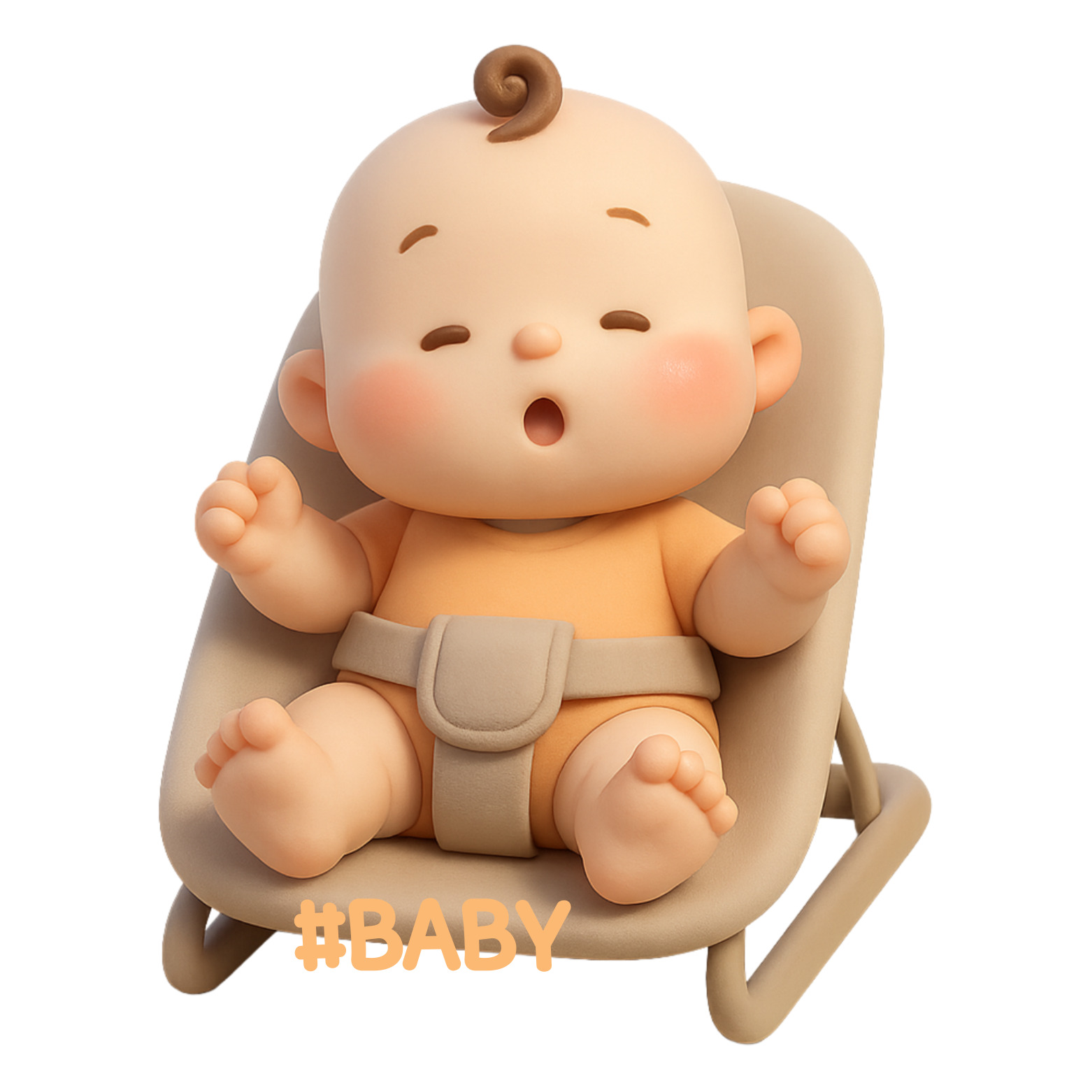 앉아있는 아기 이미지