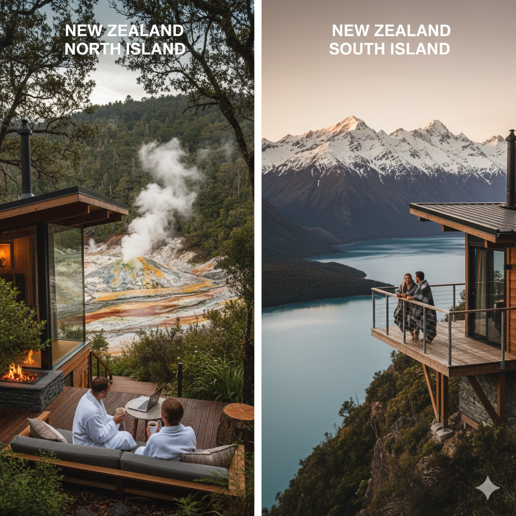 뉴질랜드 북/남 섬 숙박시설 이미지