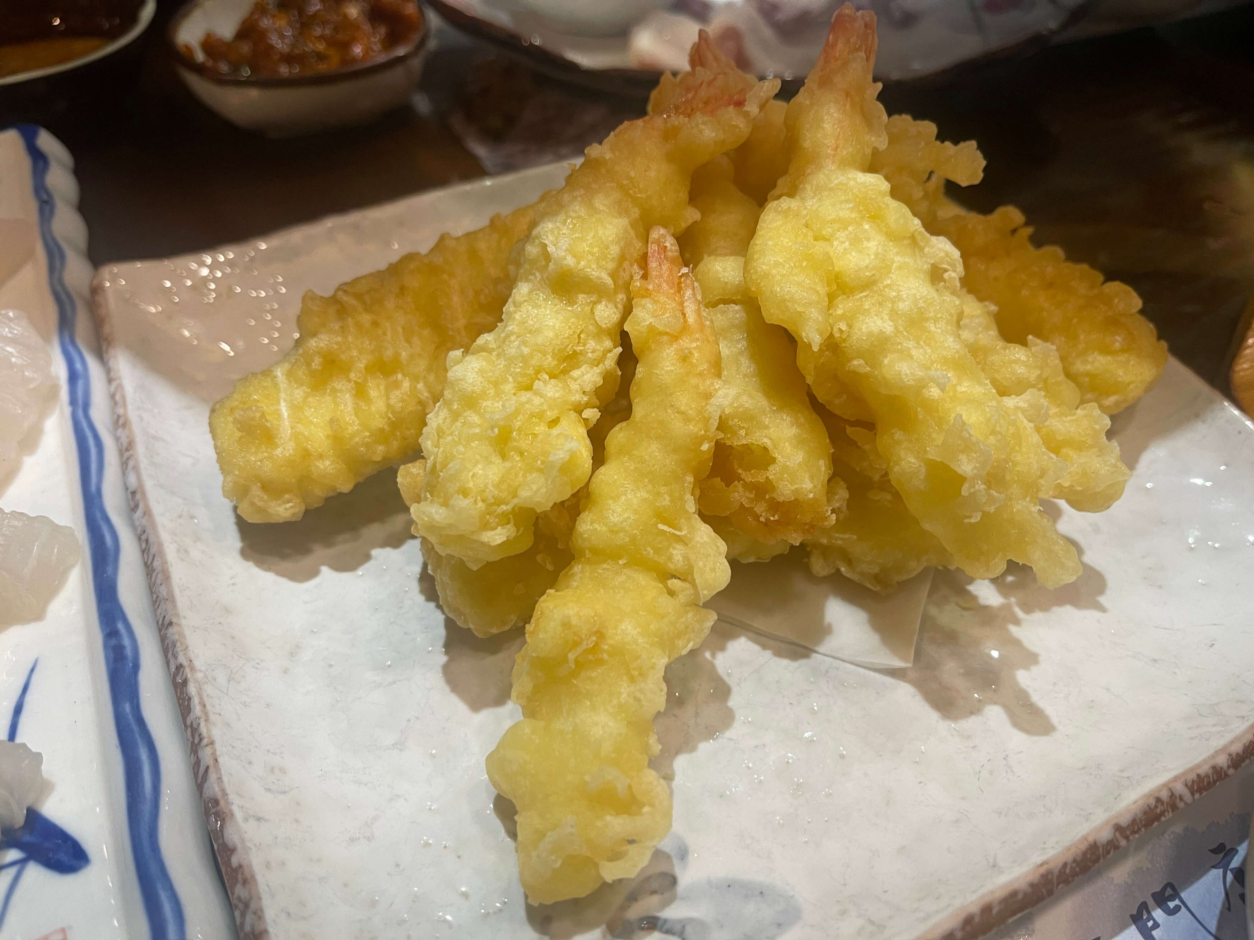 대구횟집 수성구술집 대풍회초밥 새우튀김