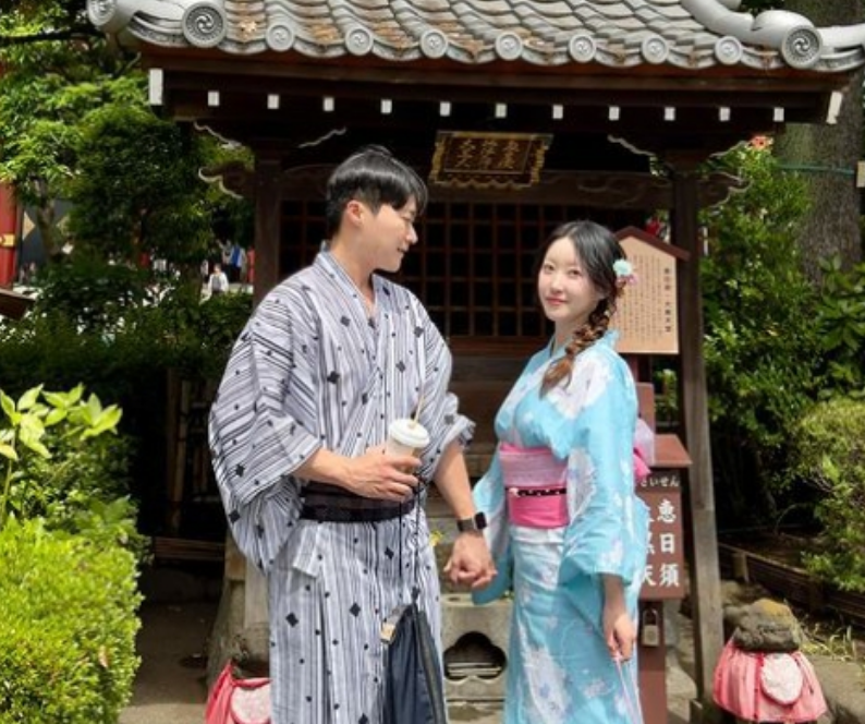 나는솔로20기 정숙과 영호 일본여행 럽스타그램