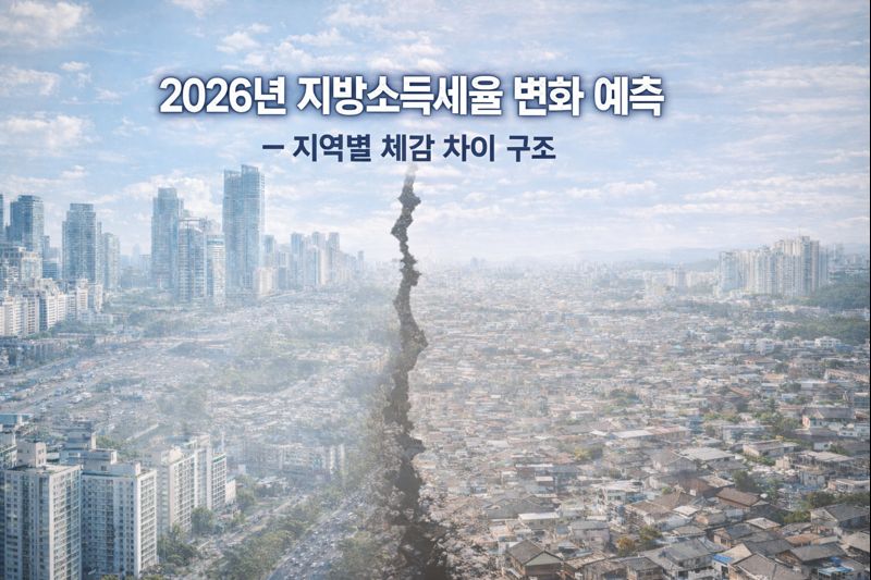 2026년 지방소득세 변화 예측, 지방소득세율 전망 및 지역 구조 그리고 실무 대응 기준