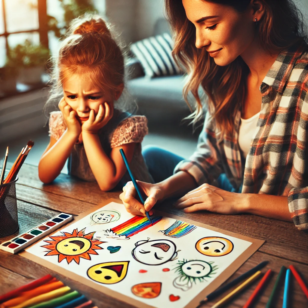 집에서 쉽게 할 수 있는 그림 치료 활동