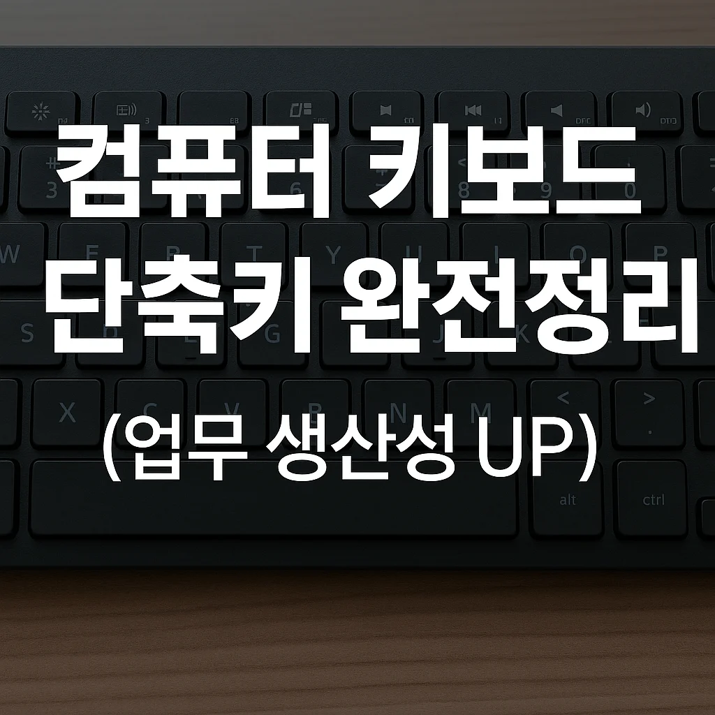 컴퓨터 키보드 단축키 대표 이미지