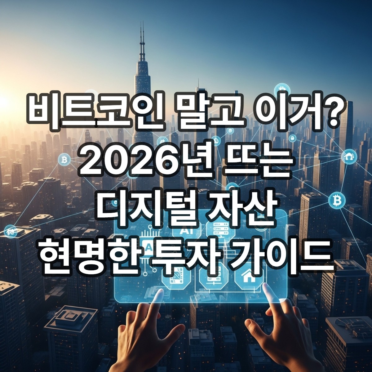타이틀섬네일_비트코인 말고 이거? 2026년 뜨는 디지털 자산, 현명하게 투자하는 법