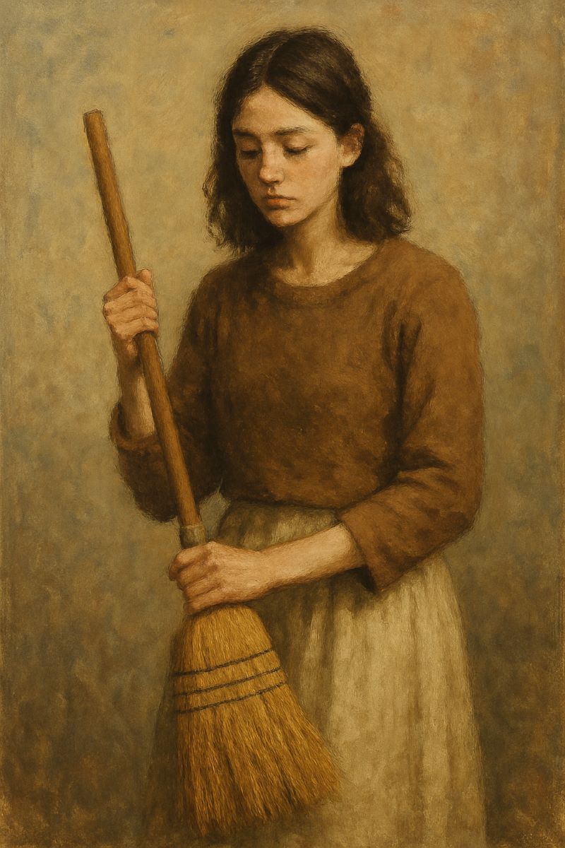 빗자루 들고 있는 꿈 해석 - 정리와 결심의 상징