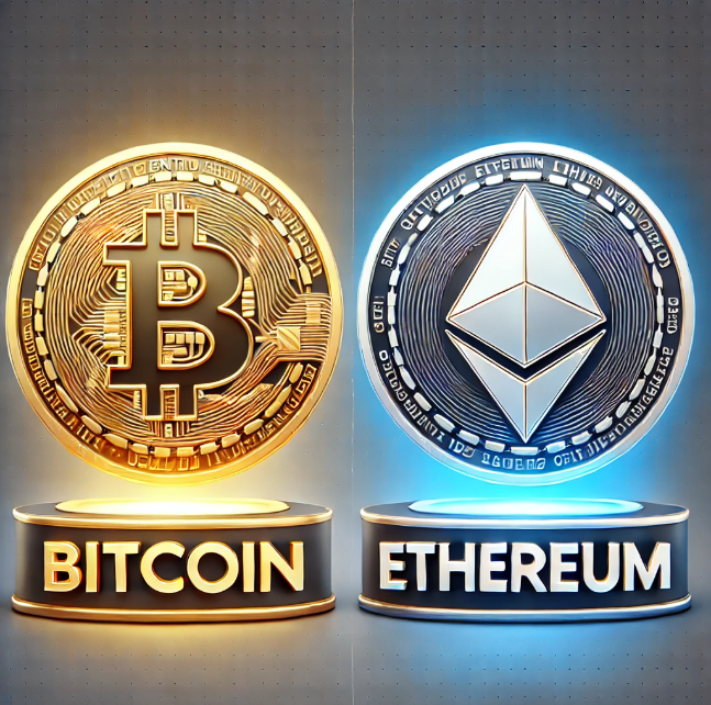 2025년 4월 이후 비트코인 vs 이더리움