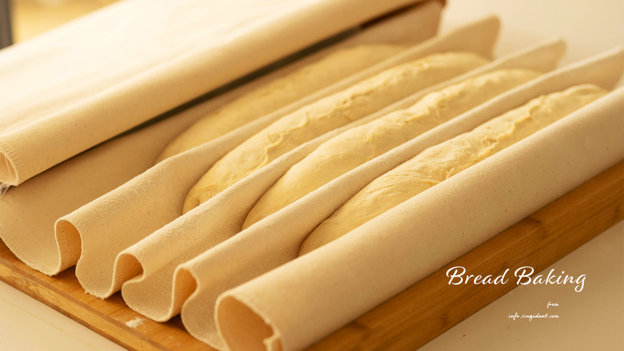 06 바게뜨빵 반죽 C - Bread Baking 갈색배경화면