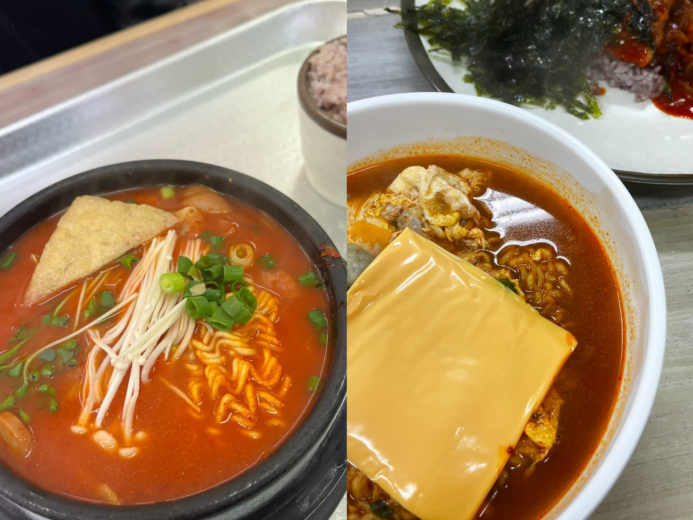 부대찌개 / 치즈라면