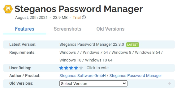 Steganos-Password-Manager