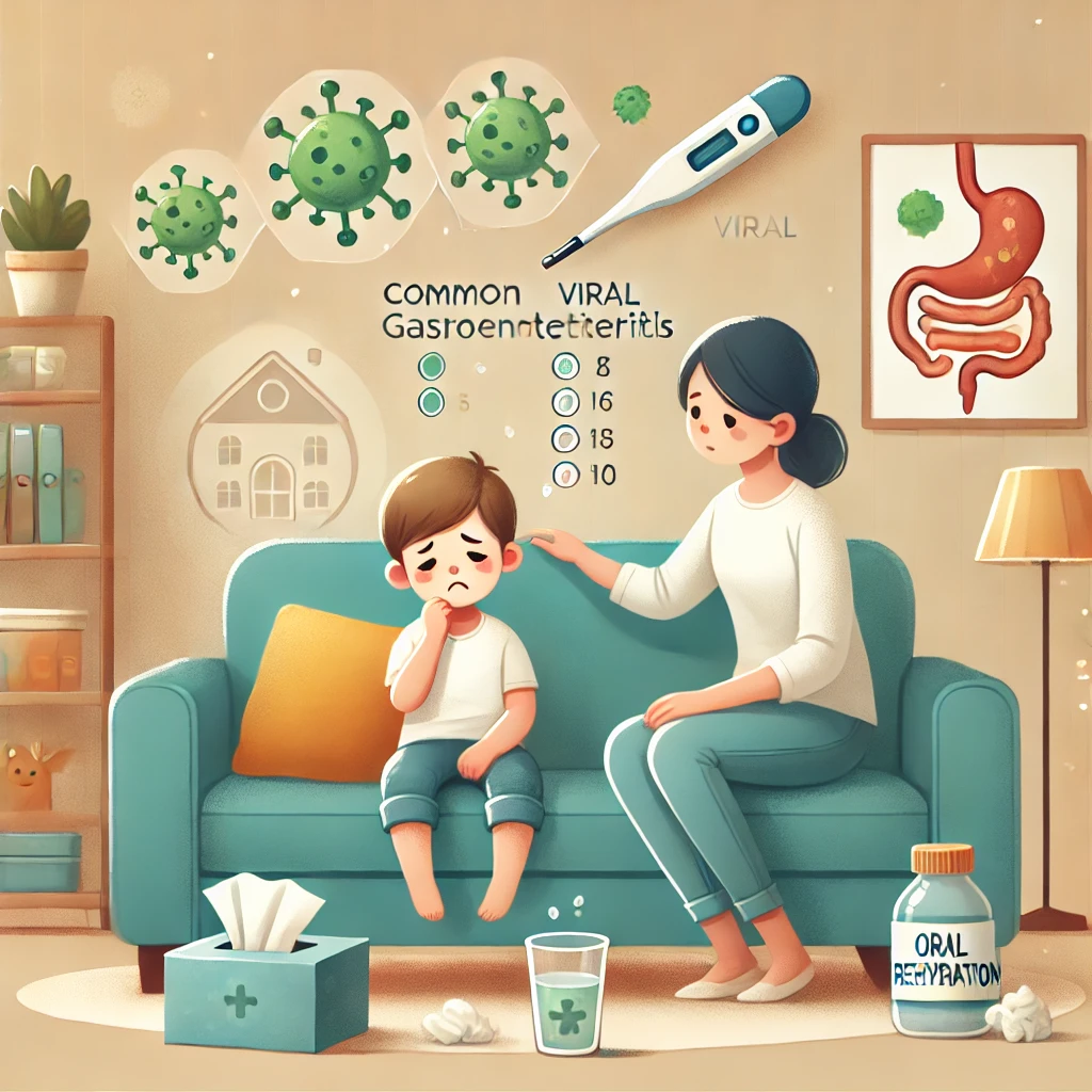 아이에게 흔한 바이러스성 장염