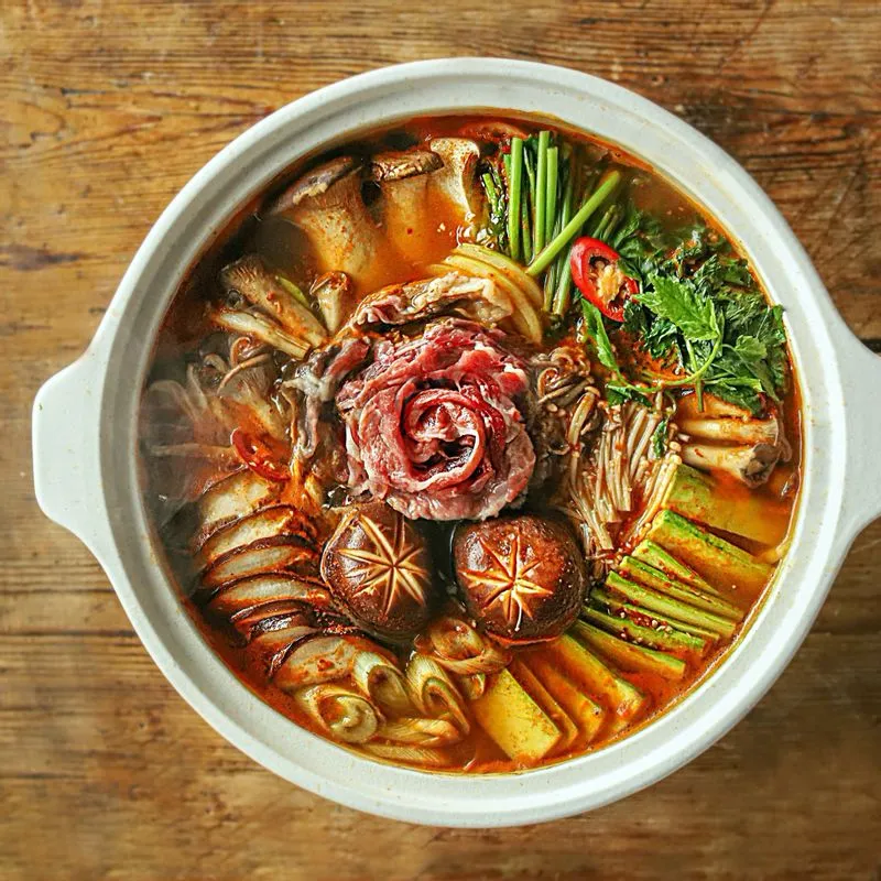 버섯전골 맛있게 만드는법으로 따뜻한전골_4