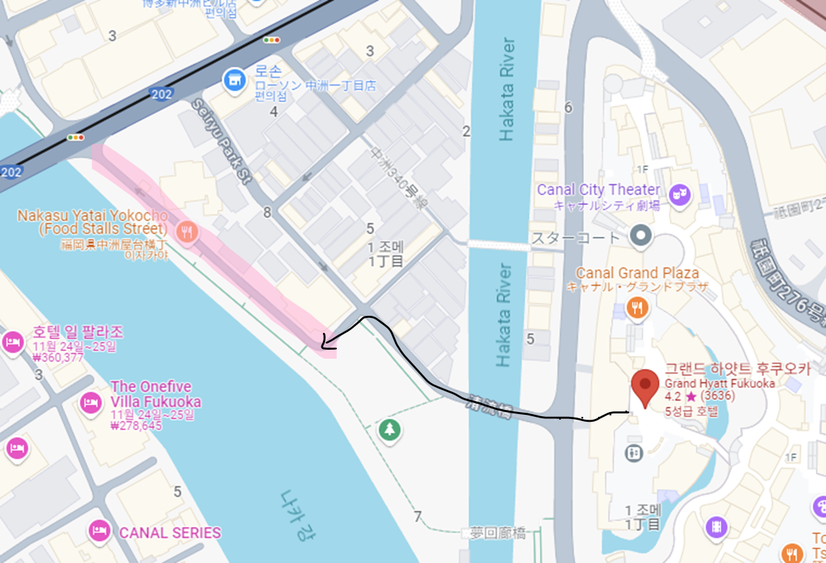 나카스 포장마차 거리