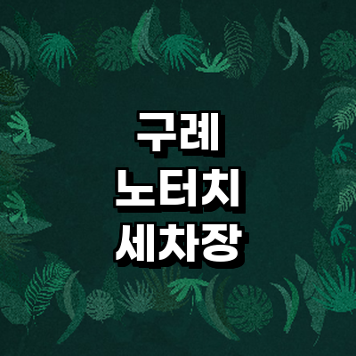 구례군 노터치 세차