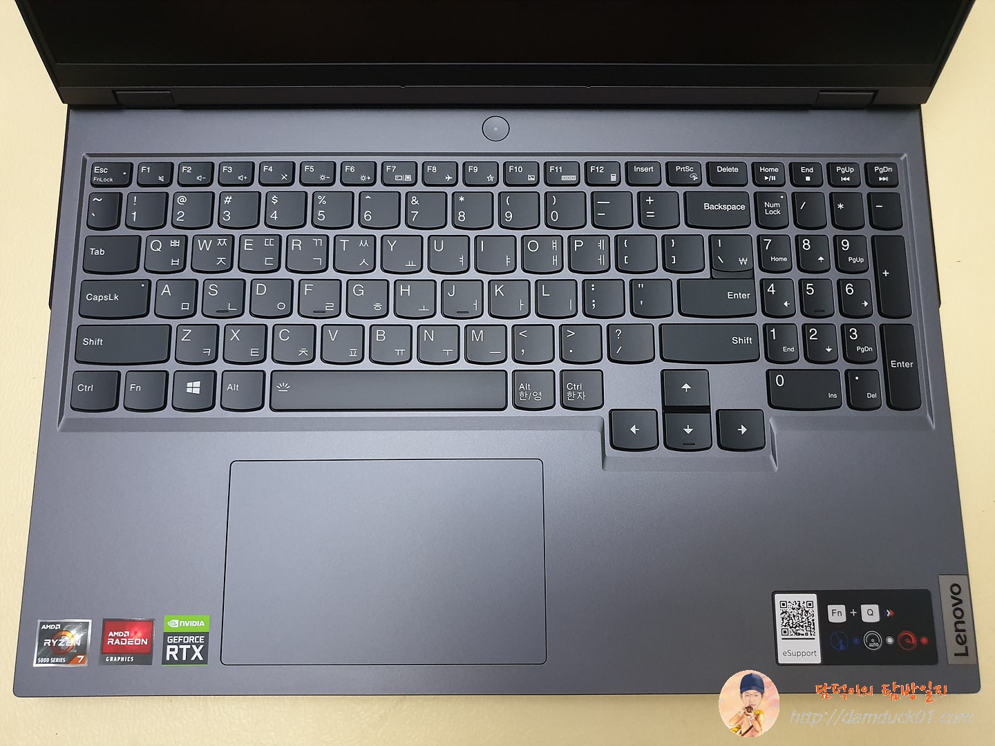 레노버-LEGION5PRO-키보드-담덕이의탐방일지