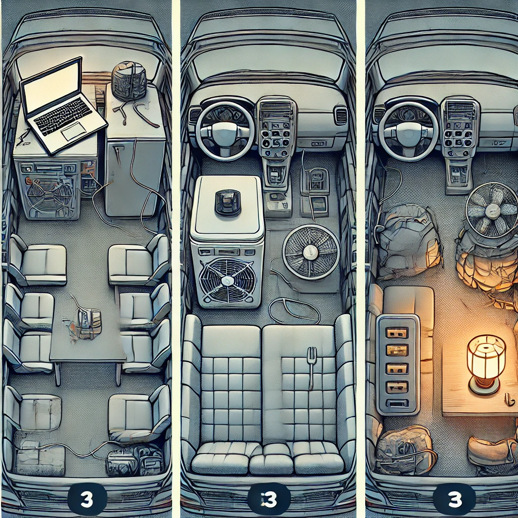 ESS, 파워뱅크, 시거잭 기반 차박 전력 구성 비교 &ndash; 차량 내부 전력 시스템별 셋업 차이