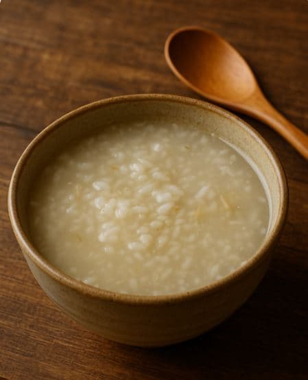 칸지(粳稀粥) – 곡식 찌꺼기까지 활용한 절약형 전통 죽