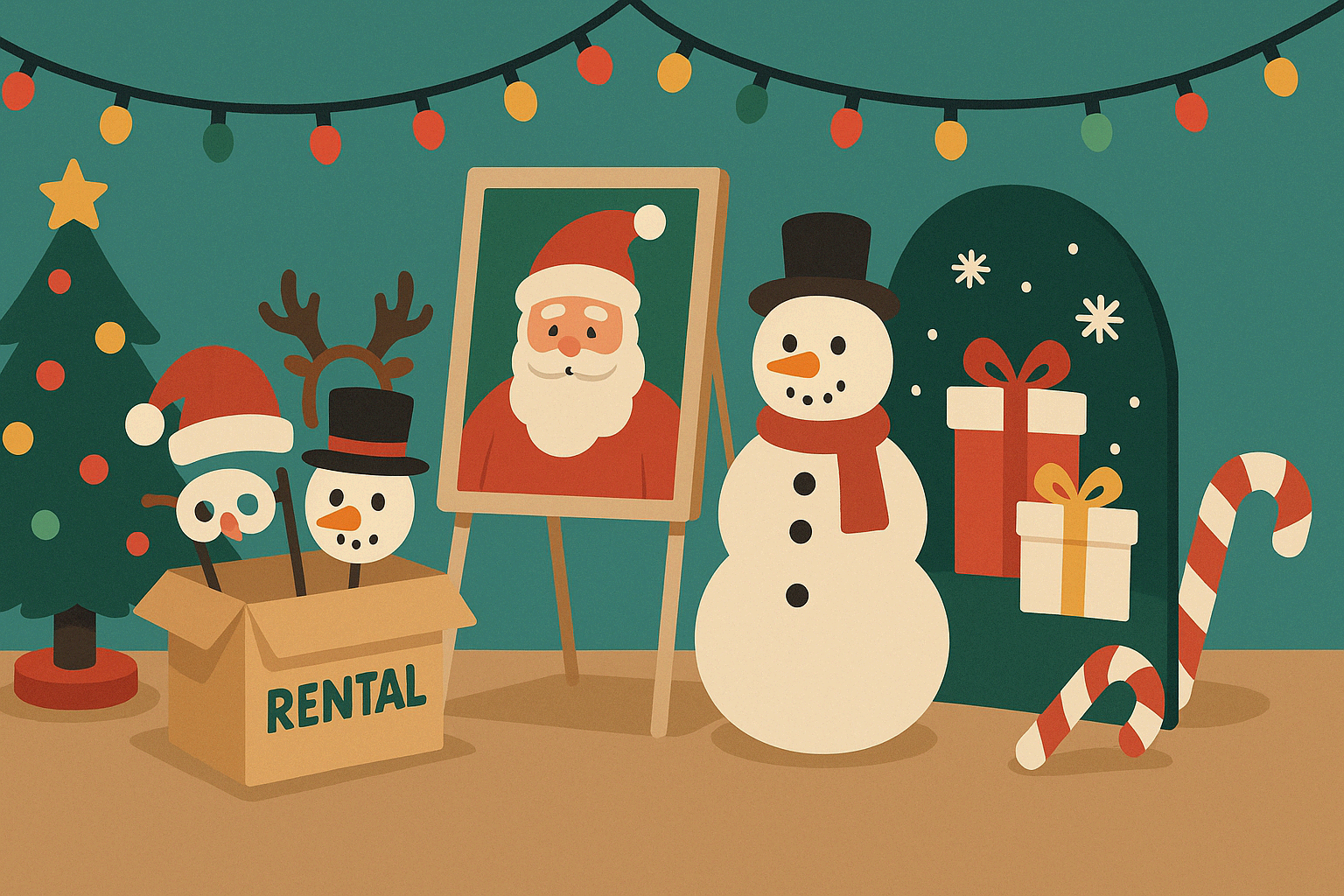 크리스마스 포토존 소품 대여 완벽 가이드｜렌탈 채널&middot;예산표&middot;연출법&middot;설치 체크리스트