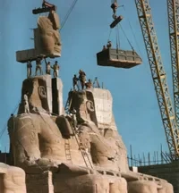 아부심벨 이전 작업 모습