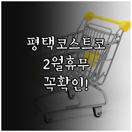 평택 코스트코 2월 휴무 일정과 방문..