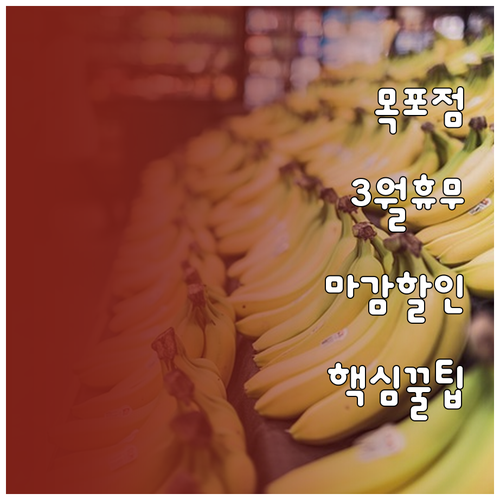 홈플러스 목포점 3월 정기 휴무일과 ..