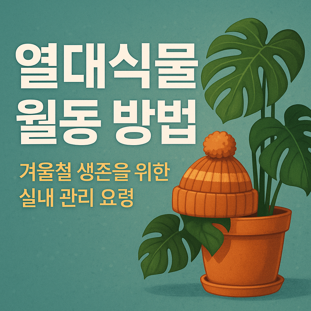 열대식물의 월동방법