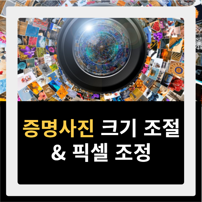 증명사진 크기 조절 & 픽셀 조정 방법 (+사이즈 변경)