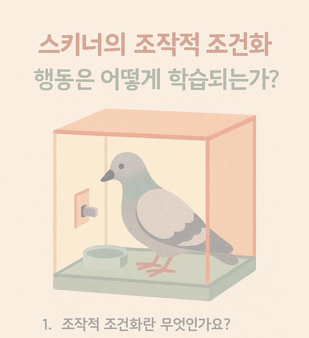 스키너의 조작적 조건화, 행동은 어떻게 학습되는가?