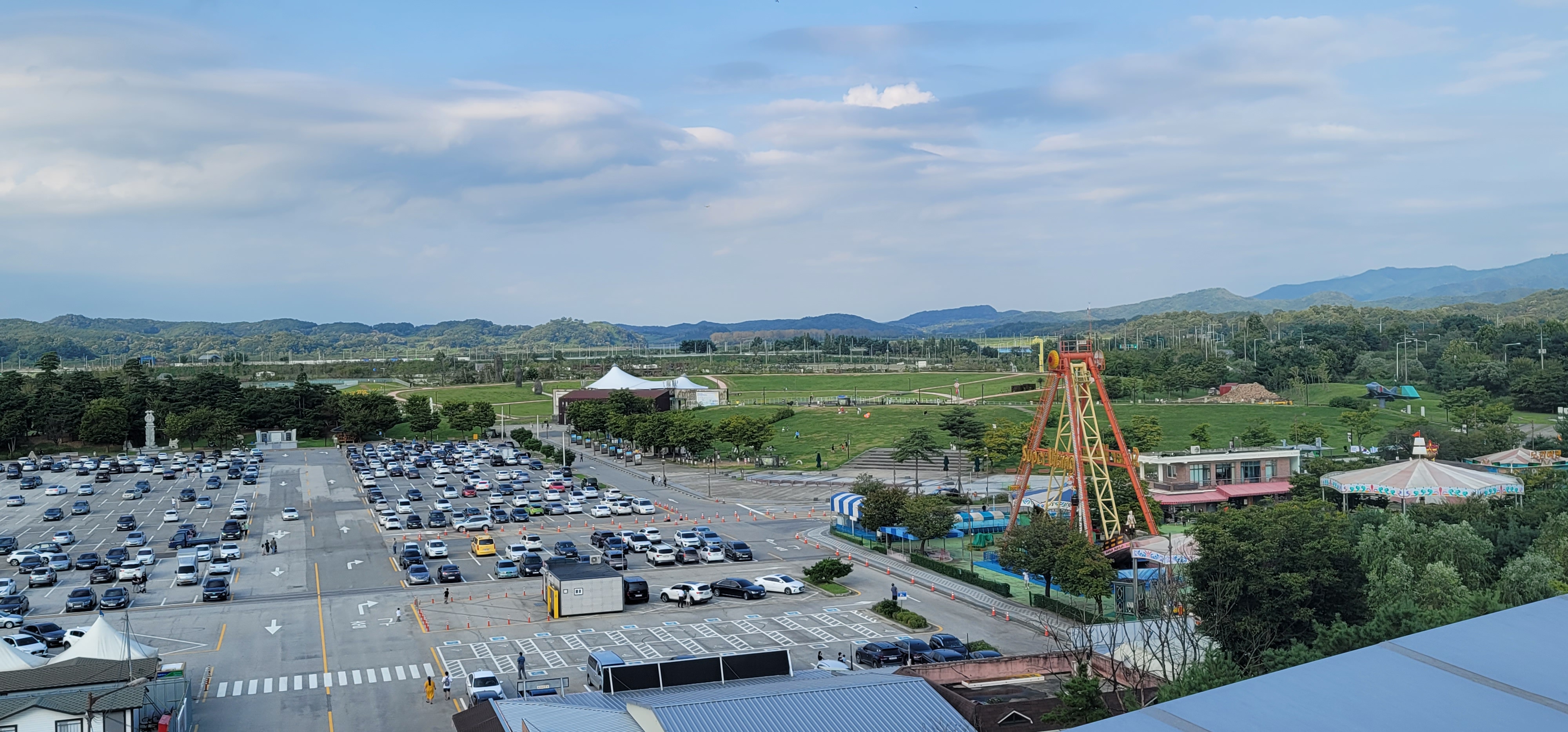 전망대에서 바라 본 평화랜드 사진