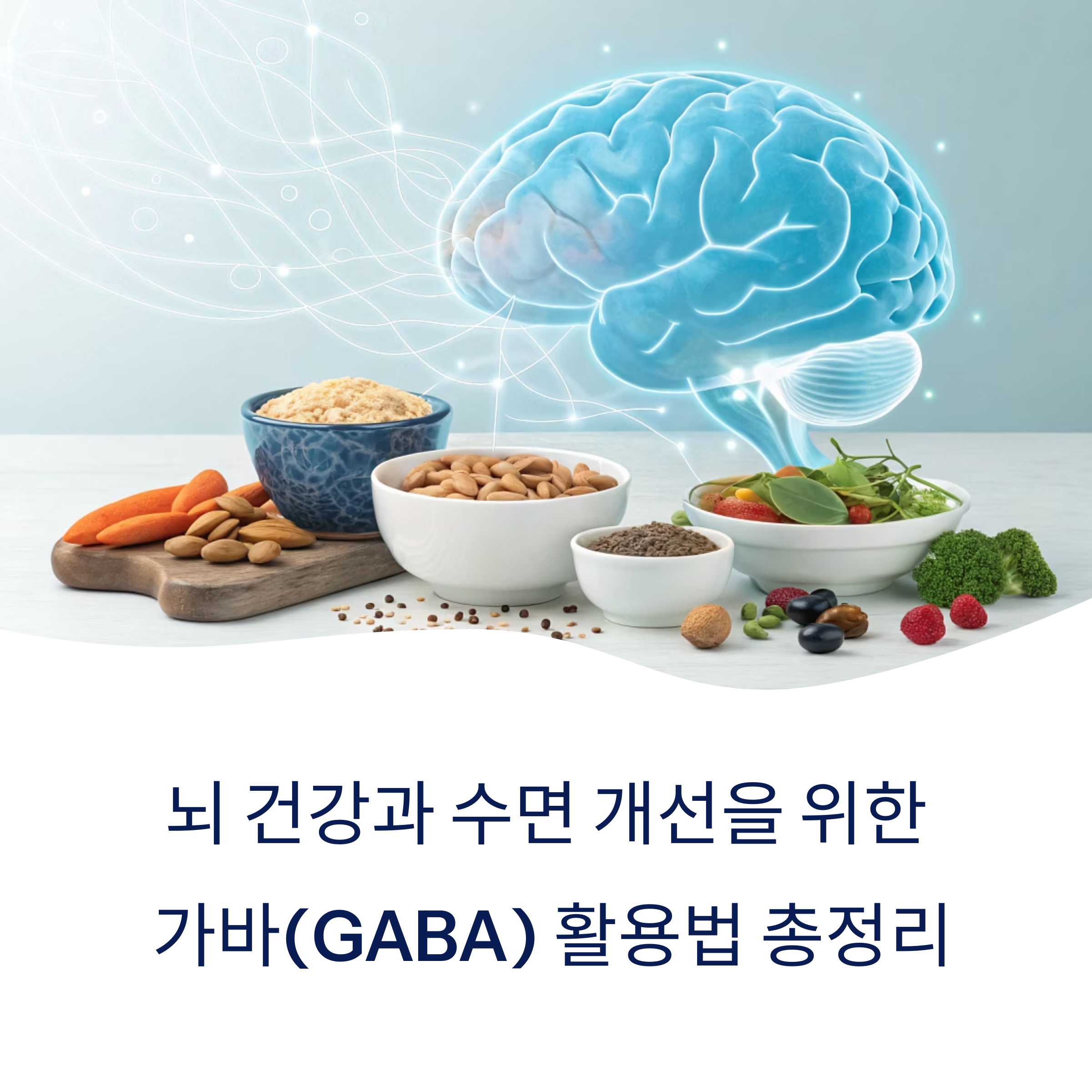 가바(GABA) 식품 섭취법과 뇌 건강: 효과와 주의사항 총정리