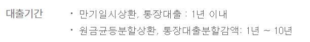 하나은행 군인생활안정자금대출