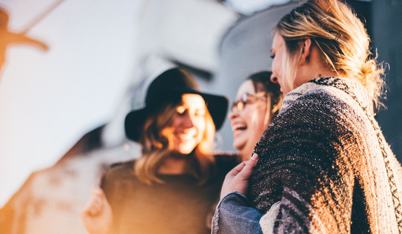 ladies all laughing together