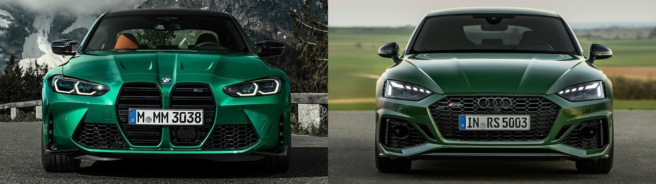 BMW M3, 아우디 RS5 스포트백