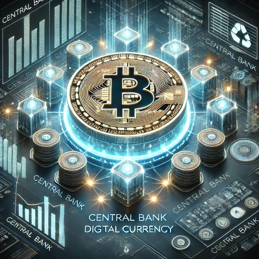 중앙은행이 발행하고 통제하는 디지털 화폐 시스템 강조
