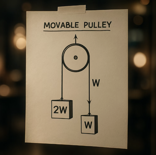 진짜 마법의 시작, 움직도르래