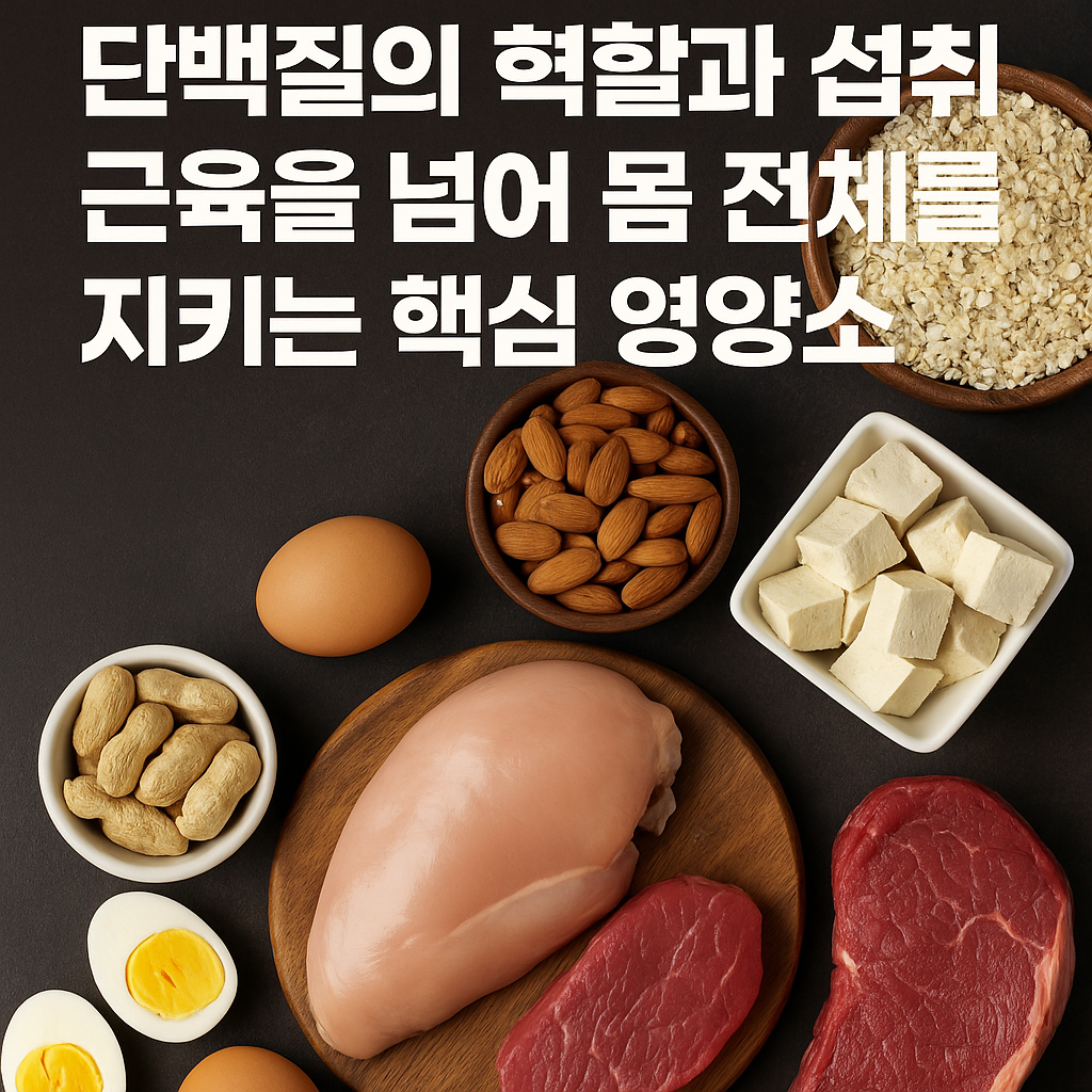 단백질의 역할과 섭취법 근육을 넘어 몸 전체를 지키는 핵심 영양소