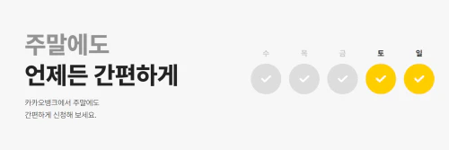 카카오뱅크 중고차 구매대출 심시기간